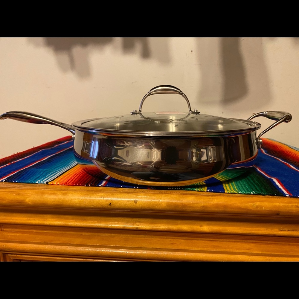Tri-Ply Stainless Steel 13” Skillet